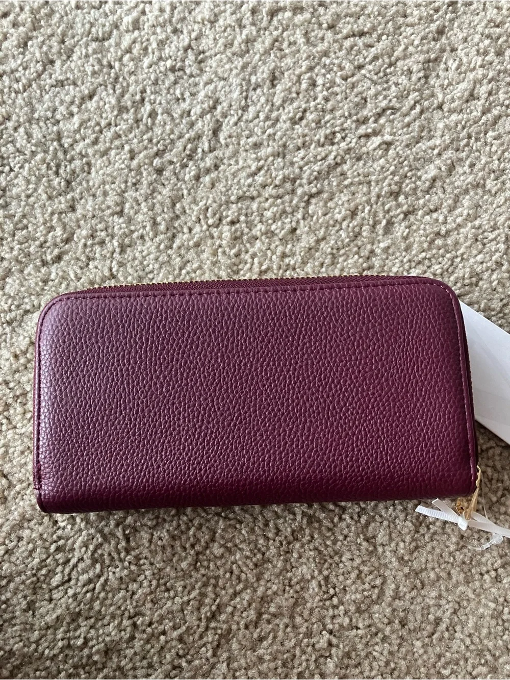Purple Zip Around Wallet